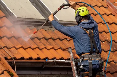 Démoussage et hydrofuge de toiture à la Saucelle